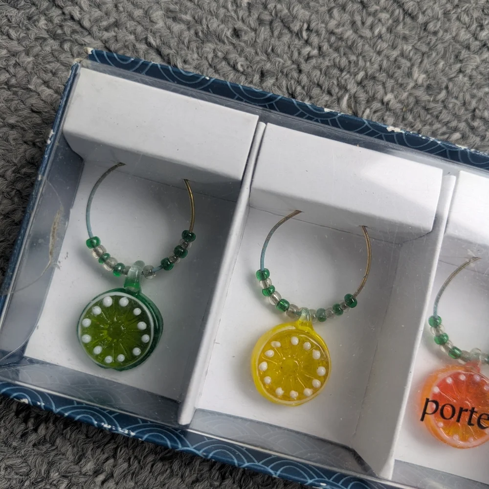 Pier 1 Imports Citrus Drink Charms 6 Pack